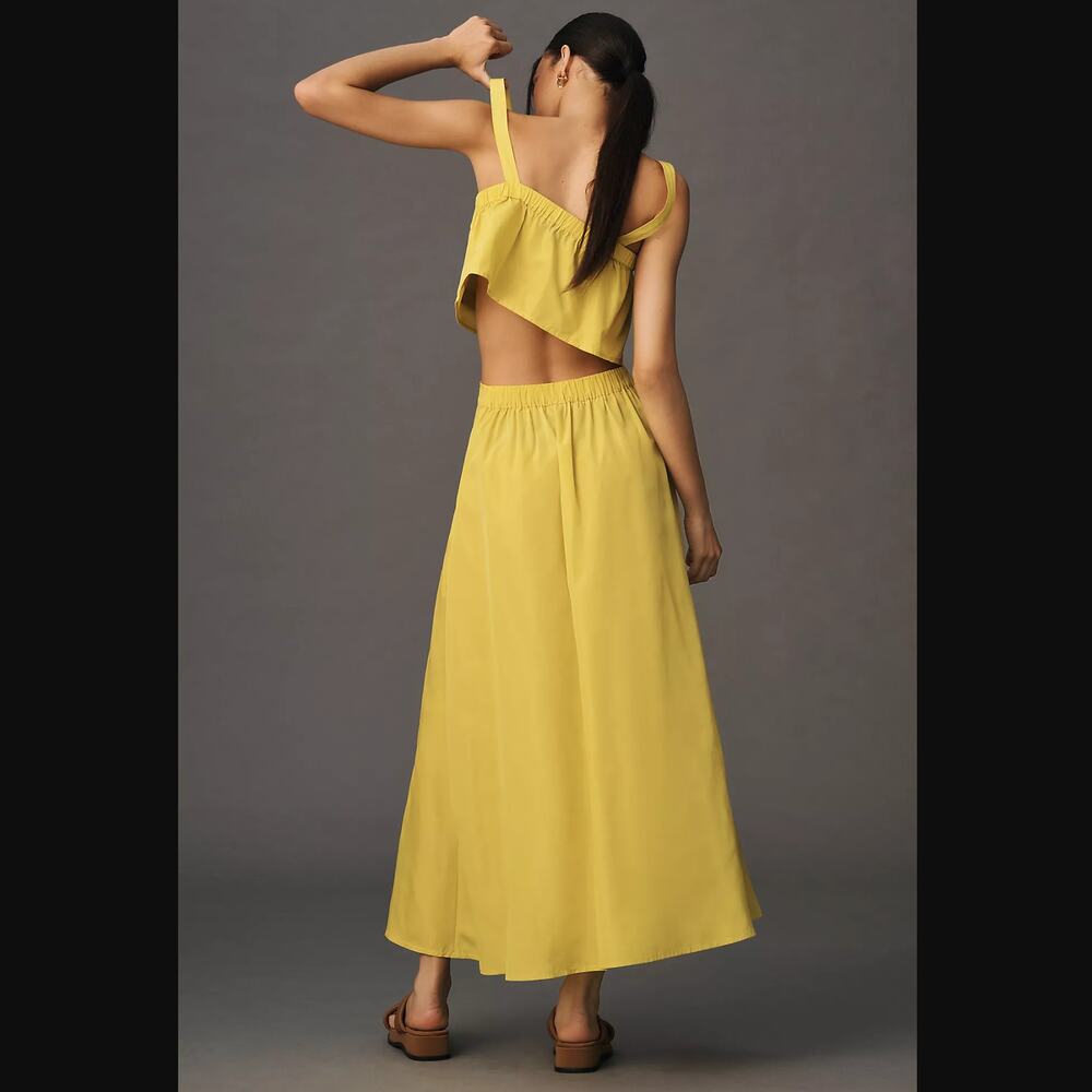 Sunday in Brooklyn Front-Slit A-Line Skirt - New Large - Picture 4 of 5